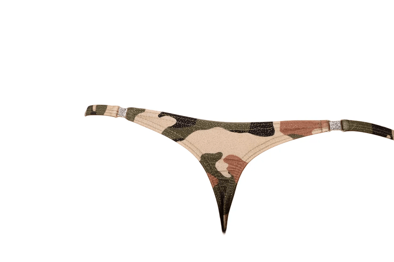 XS/S SMU Thong Rhinestones Camo 28'' 30'' Waist MX10 1006045