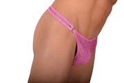 XS/S SMU Thong Rhinestones Pink Flash 28'' 30'' Waist MX10 1005954