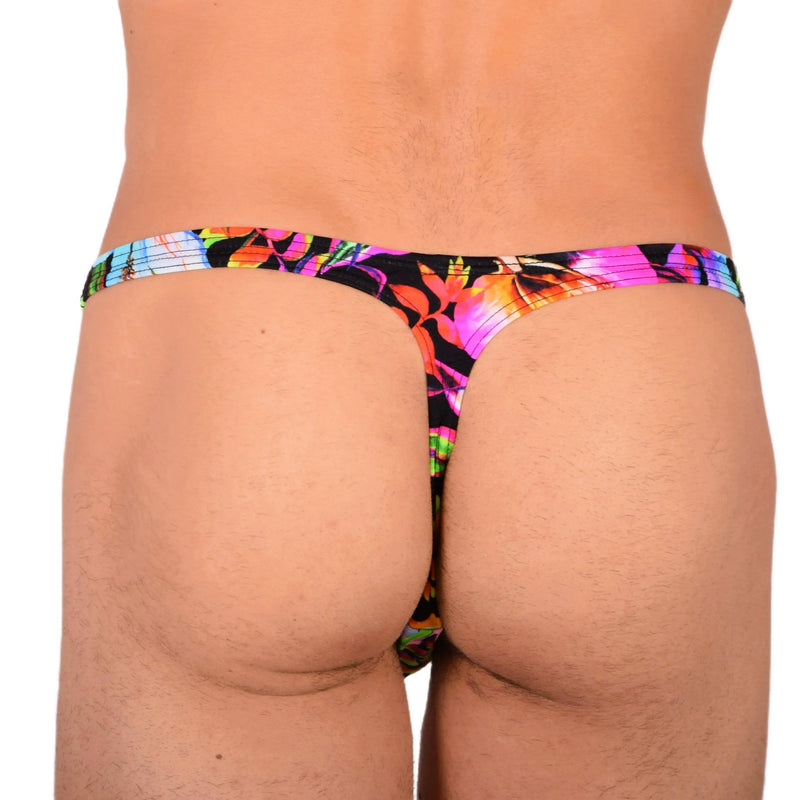 XS/S SMU Walking around Tanning Multicolor Thong MX19 340443