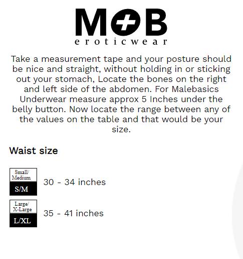 MOB Thongs Malebasics Open Lace Thong Red MBL49