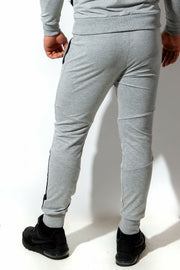 ALEXANDER COBB Gym Pants Sportwear Athletic Cotton Legging Gray-Black 1 - SexyMenUnderwear.com