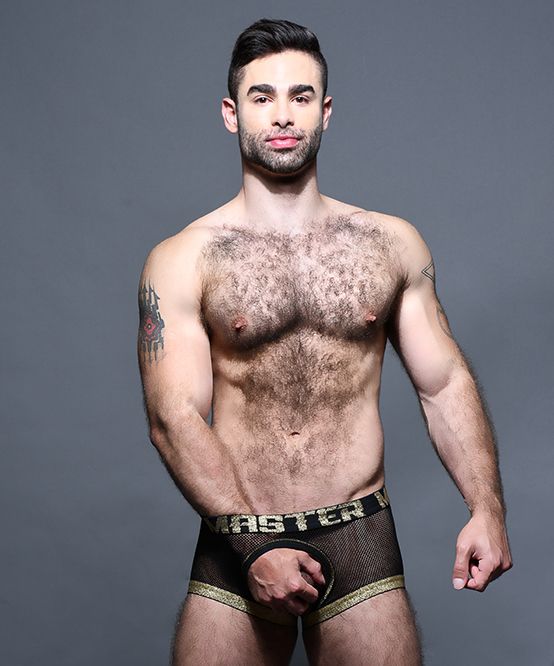 Andrew Christian 4-Way Stretch Mesh Boxer MASTER CHAPS Backless 92245 22 - SexyMenUnderwear.com