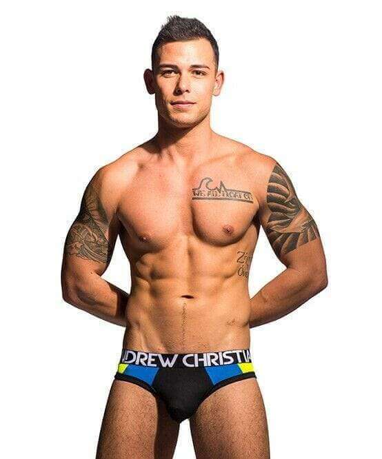 Andrew Christian Andrew Christian Brief Racer Mesh Briefs Slip Black 90700 30