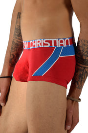 Andrew Christian Boxer Trophy Boy Active Mesh Boxers Red 91057 38 - SexyMenUnderwear.com