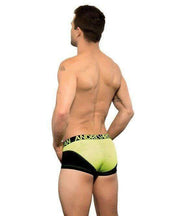 Andrew Christian Boxer Trophy Boy Active Neon Mesh Men Boxers Black 90916 19 - SexyMenUnderwear.com