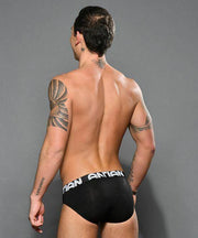 Andrew Christian Brief Bamboo Soft Rayon Antibacterial Briefs Black 92149 49 - SexyMenUnderwear.com