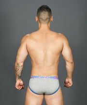 Andrew Christian Brief CoolFlex Briefs Show-it Grey Slip 90937 16 - SexyMenUnderwear.com