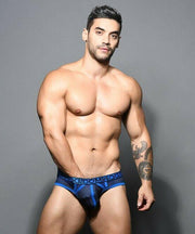 Andrew Christian Brief Dom Briefs Hyper-Masc Double-Mesh Royal 91608 52 - SexyMenUnderwear.com