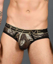 Andrew Christian Brief Massive Python Briefs Golden Snake Skin 91093 16 - SexyMenUnderwear.com