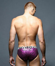 Andrew Christian Brief Posh Leopard Fashion Briefs 92146 37 - SexyMenUnderwear.com