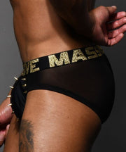 Andrew Christian Briefs Massive Stud Mesh Brief Slimming Waistband 92561 - SexyMenUnderwear.com
