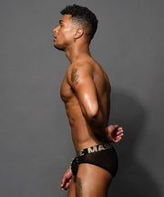 Andrew Christian Briefs Massive Stud Mesh Brief Slimming Waistband 92561 - SexyMenUnderwear.com