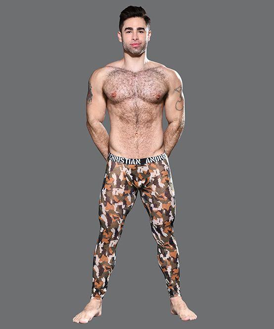 ANDREW CHRISTIAN Camo Legging Sheer Camouflage Legging Naked 92081 56 - SexyMenUnderwear.com