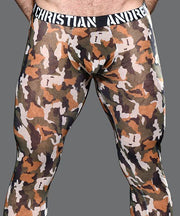 ANDREW CHRISTIAN Camo Legging Sheer Camouflage Legging Naked 92081 56 - SexyMenUnderwear.com