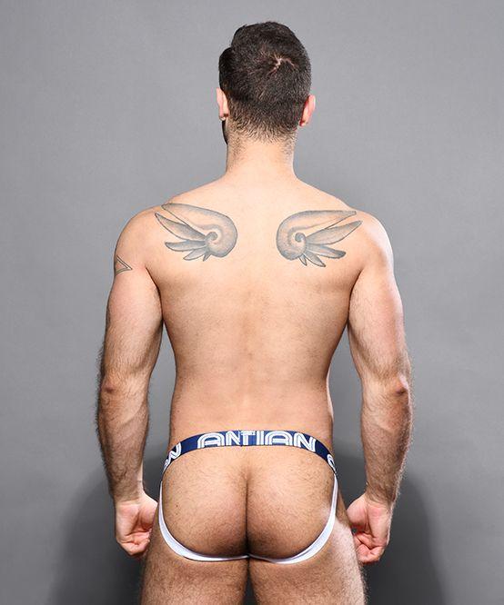 Andrew Christian Denim Jock Viscose & Almost Naked Jockstrap 92192 27 - SexyMenUnderwear.com