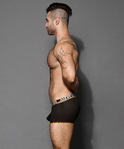 ANDREW CHRISTIAN Flames Mesh Boxer Lightweight 4-Way Stretch 92684 44 - SexyMenUnderwear.com
