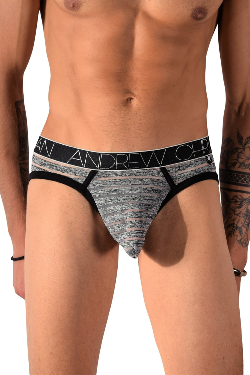 Andrew Christian Jock Sheer Stripe Frame Jockstrap 91313 1 - SexyMenUnderwear.com
