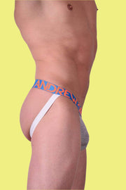 Andrew Christian Jocks Almost Naked Premium Jockstrap Grey 90936 3 - SexyMenUnderwear.com