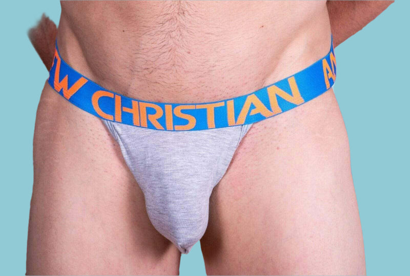 Andrew Christian Jocks Almost Naked Premium Jockstrap Grey 90936 3 - SexyMenUnderwear.com