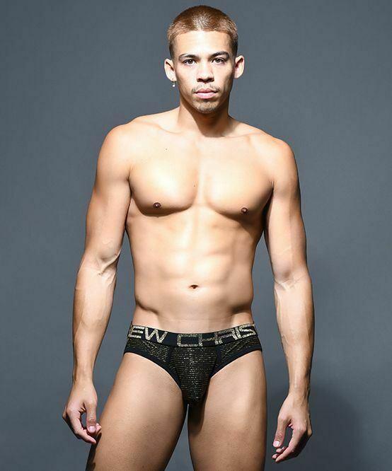 Andrew Christian Jockstrap Glam Stripe Shimmer Gold Jock 92099 48 - SexyMenUnderwear.com