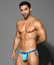 ANDREW CHRISTIAN Modal Jock Extra Room Show-It CoolFlex Jockstrap Aqua 92339 11 - SexyMenUnderwear.com