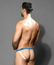 ANDREW CHRISTIAN Modal Jock Extra Room Show-It CoolFlex Jockstrap Aqua 92339 11 - SexyMenUnderwear.com