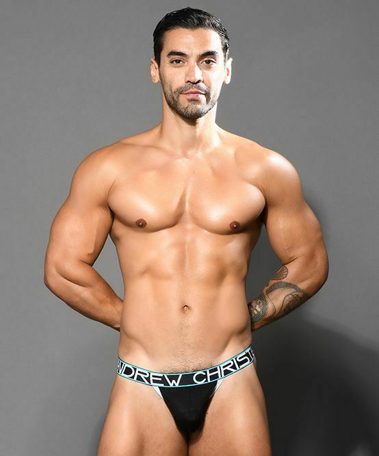 ANDREW CHRISTIAN Modal Jockstrap Show-It CoolFlex Extra Room Jock Black 92339 11 - SexyMenUnderwear.com