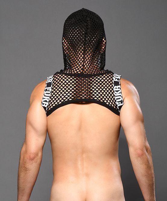 ANDREW CHRISTIAN See-Thru NETTank 4-Way Stretch Ultra Mesh Crop-Top 3249 - SexyMenUnderwear.com