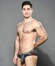 Andrew Christian Shimmering Briefs Universe Mesh Silver Brief 92172 29 - SexyMenUnderwear.com