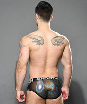 Andrew Christian Shimmering Briefs Universe Mesh Silver Brief 92172 29 - SexyMenUnderwear.com