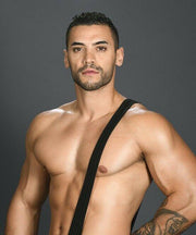 Andrew Christian Singlet Entice One Piece Sling Ttring Sleek Black 91024 20 - SexyMenUnderwear.com