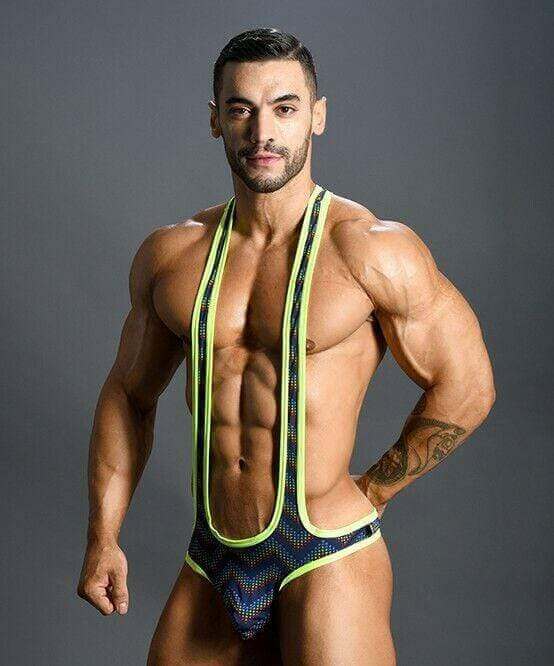 Andrew Christian Singlet Pride Electro Star One-Piece Slingstring kit 91055 12 - SexyMenUnderwear.com