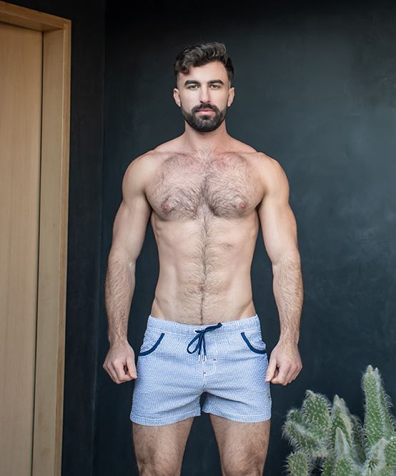 Andrew Christian Swimwear Hampton Swim Shorts 7968 80 - SexyMenUnderwear.com