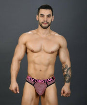 Andrew Christian Thong Neon Paradise Tangas Stripped Pink 91048 15 - SexyMenUnderwear.com
