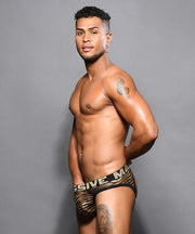 ANDREW CHRISTIAN Tiger Sheer Jock Massive 4-Way Stretch Mesh Jock 92239 41 - SexyMenUnderwear.com