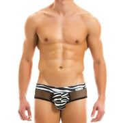 Animal Collection Brief Modus Vivendi Sensual C-Through Briefs ZEBRA 14915 43 - SexyMenUnderwear.com