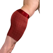 Boxer MAO Sports With Cell Phone Pocket Gym Underwear Vino Red 1111.39 5 - SexyMenUnderwear.com