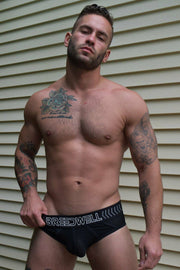 BREEDWELL Briefs Breedcore Mesh Brief Black 28 - SexyMenUnderwear.com