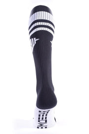 BREEDWELL High Knee Socks HEX Soft & Comfy Long Sock Black - SexyMenUnderwear.com