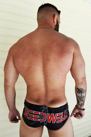 BREEDWELL Swimwear CHAINS Swim-Brief Black-Based Swimsuit Brazilian cut 10 - SexyMenUnderwear.com