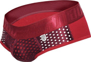 Briefs MAO Sports DOT Mesh Brief Burgundy Red 13612 9 - SexyMenUnderwear.com