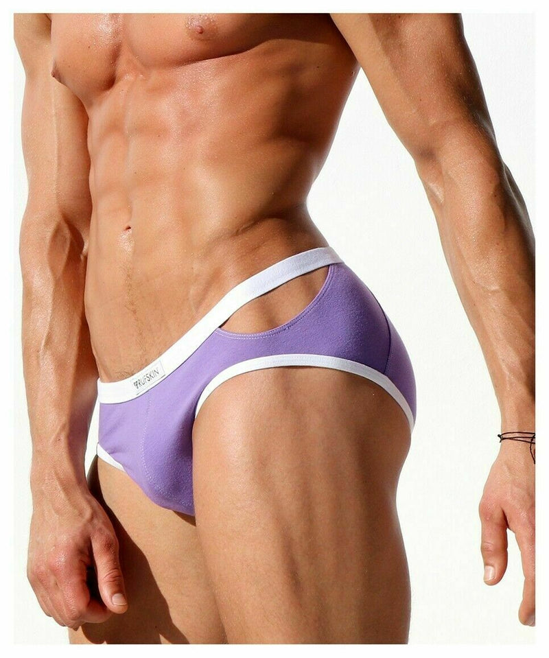 Briefs RUFSKIN Arche Cotton Brief Contoured Front Pouch Purple Grape 7 - SexyMenUnderwear.com