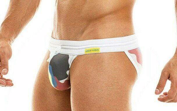 Camo Brief Modus Vivendi Tanga-Brief Military Fashion Camouflage White 02012 12A - SexyMenUnderwear.com