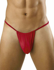 CANDYMAN G-String Super Soft & Sexy Thong Contoured Pouch Lift Red 9586 6 - SexyMenUnderwear.com