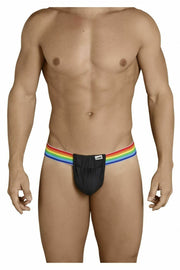 CandyMan Mens Underwear Thongs For Men Microfiber Very Smooth Black 99374 2 - SexyMenUnderwear.com