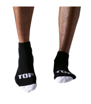Chaussette TOF PARIS Low Cut Sock Comfortable Cotton Sock Black & White 25