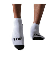 Chaussette TOF PARIS Low Cut Socks Cotton White/Black 42 - SexyMenUnderwear.com