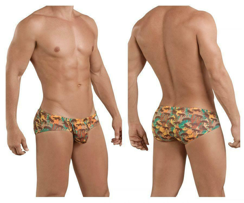 Clever Brief Echo Latin Slip Briefs Brown 5392 3 - SexyMenUnderwear.com