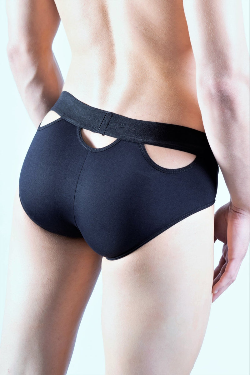 Clever Brief Samba Slip BLACK 5204 7 - SexyMenUnderwear.com