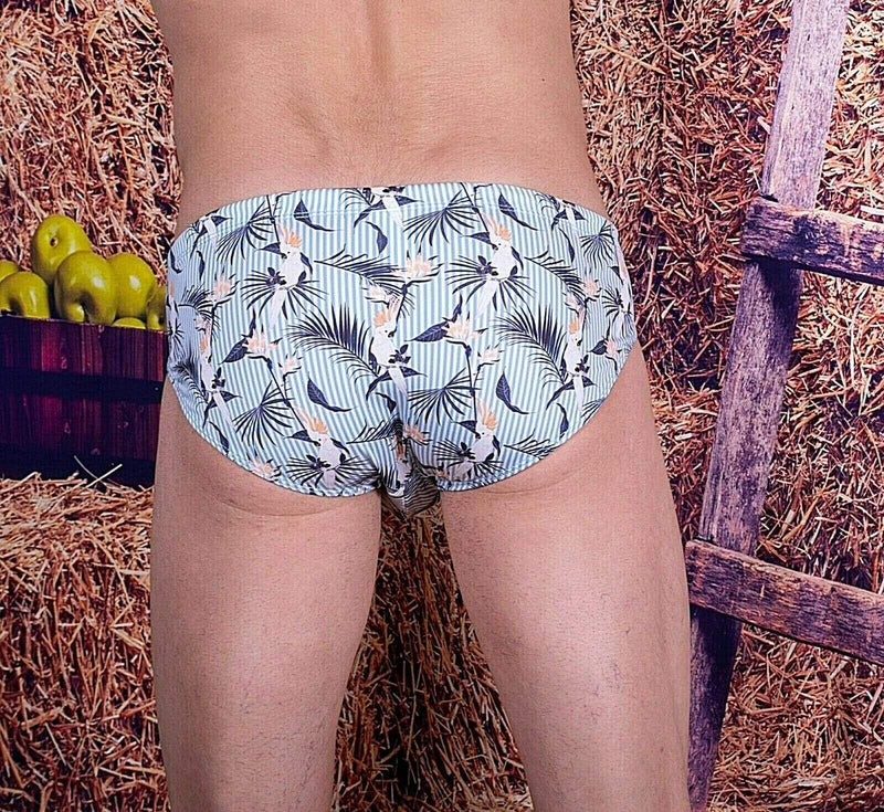 Clever Swimwear Cockatoos Swimsuit Swim Brief 0681 4 - SexyMenUnderwear.com
